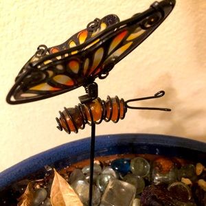 Butterfly plant ornament